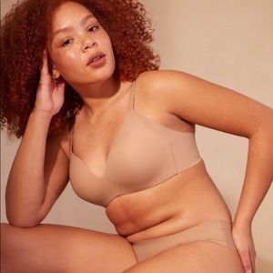 knix wing woman pink bra 8+ size 42 F